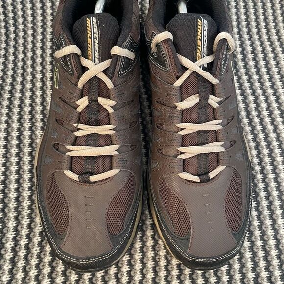 Skechers Brown and Black Athletic Shoes - Picture 3 of 11